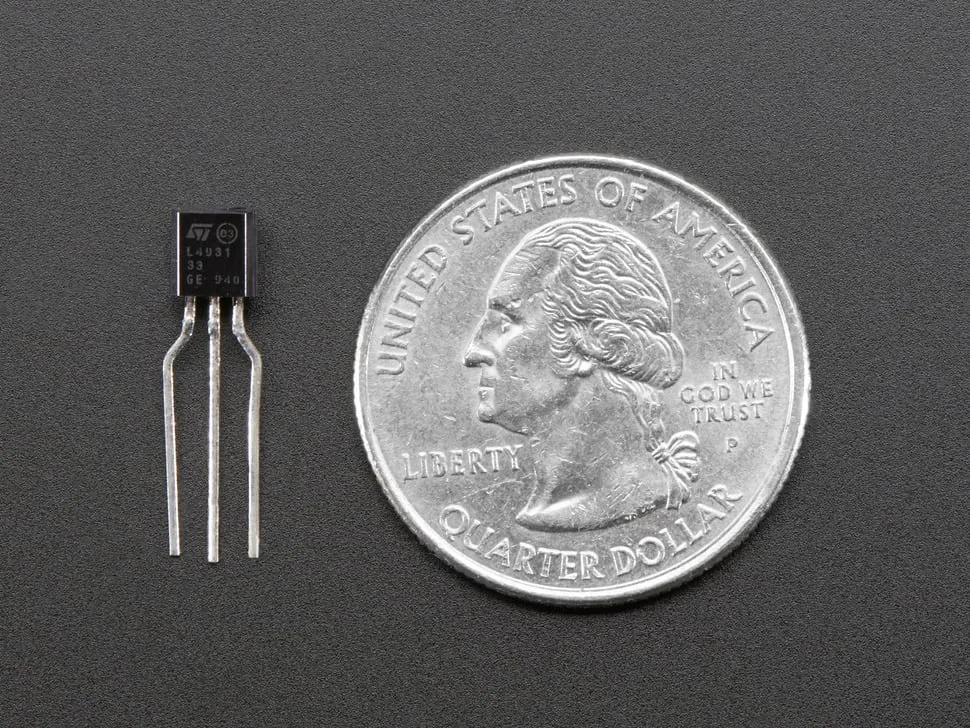 Adafruit 3.3V 250mA Linear Voltage Regulator - L4931-3.3 TO-92