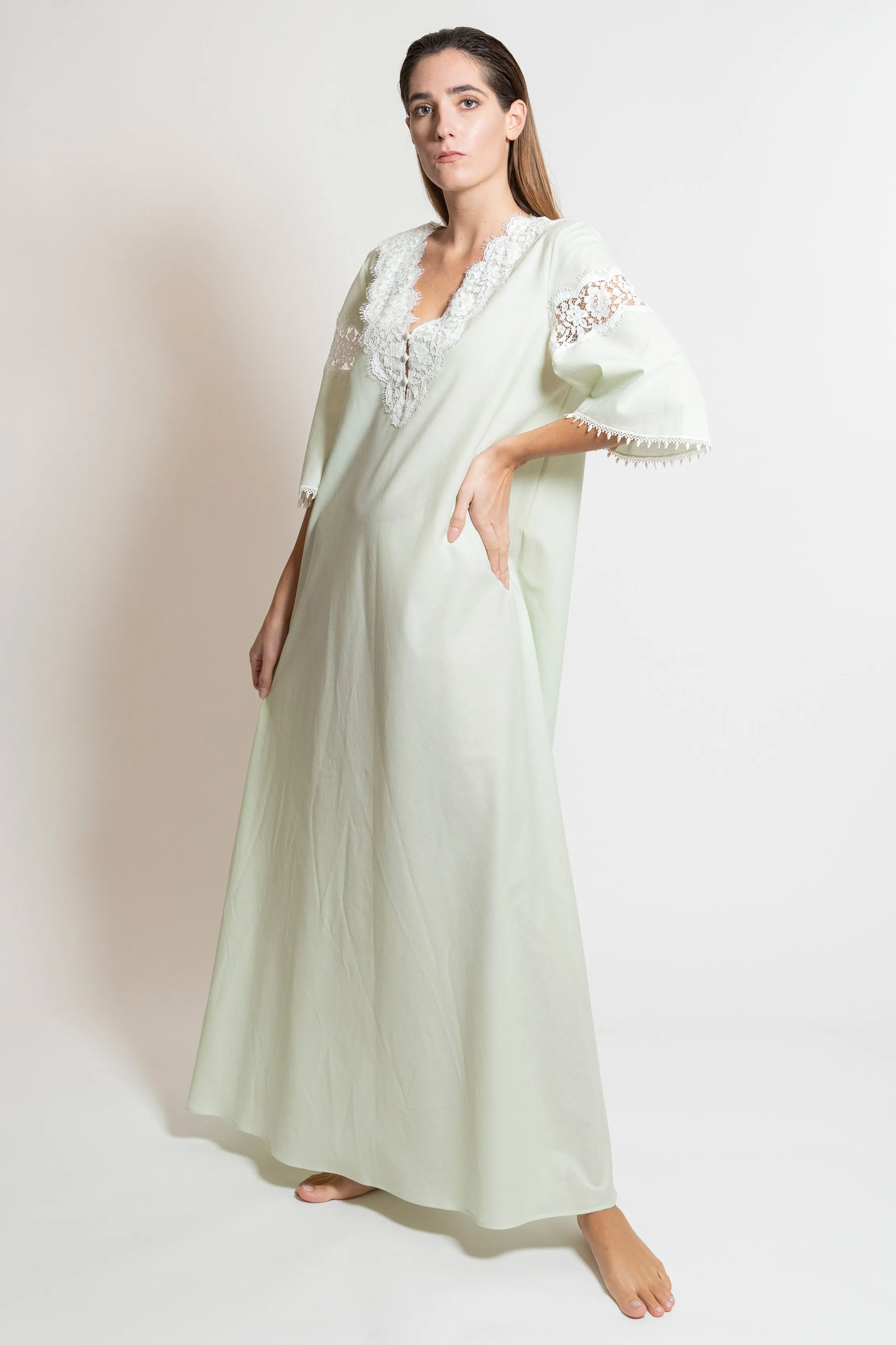 B2B - 2/5337 - Mussola Cotton Nightgown