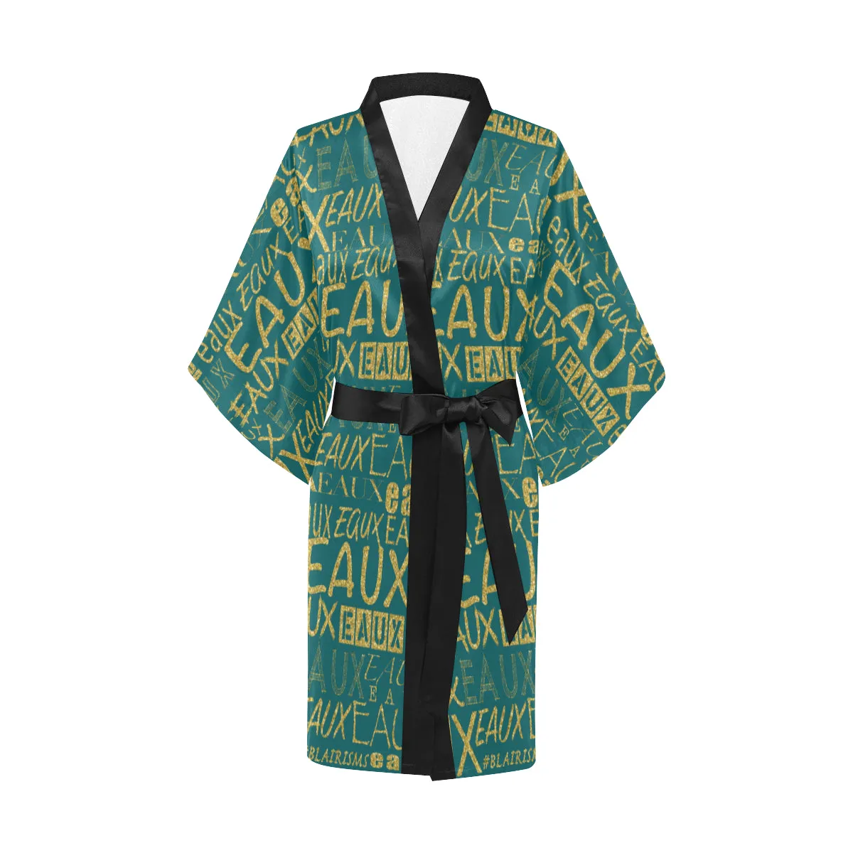 #BLAIRISMS ALLEAUXVER KIMONO (GOLD LETTERING)