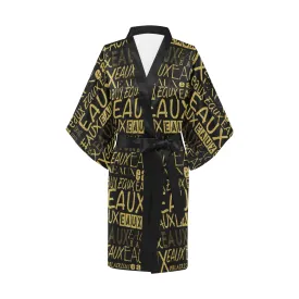 #BLAIRISMS ALLEAUXVER KIMONO (GOLD LETTERING)