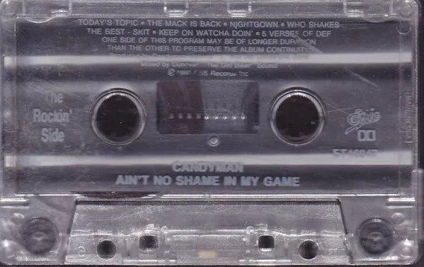 Candyman - Ain't No Shame In My Game (Cass, Album, •••) (VG)