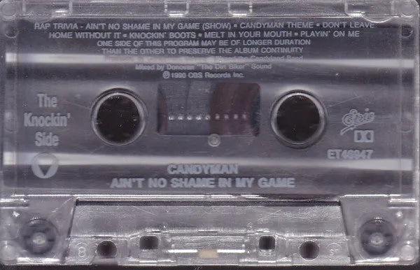 Candyman - Ain't No Shame In My Game (Cass, Album, •••) (VG)