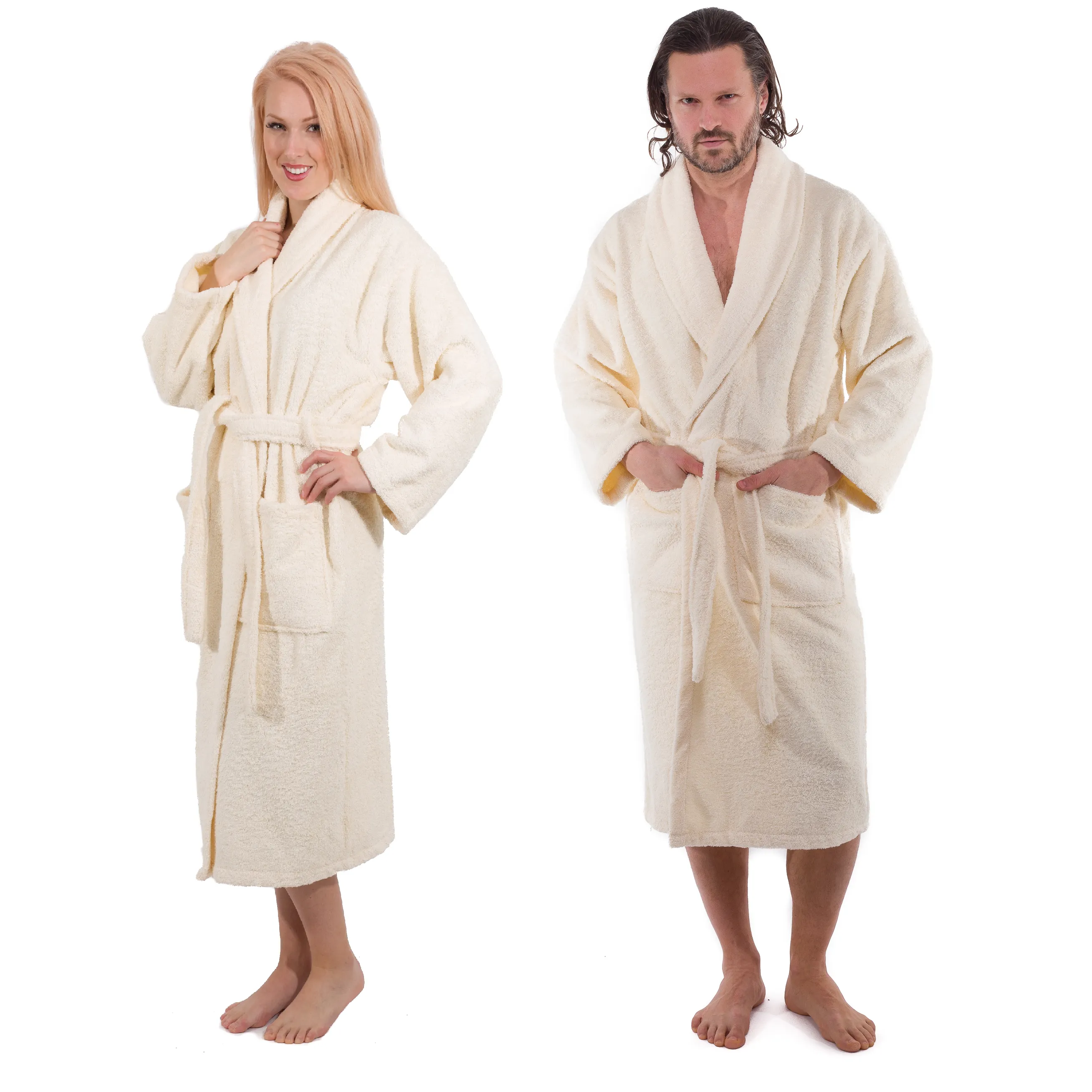 Classic Turkish Combed Cotton Luxurious Soft and Comfy Unisex Bathrobes by Classic Turkish Towels