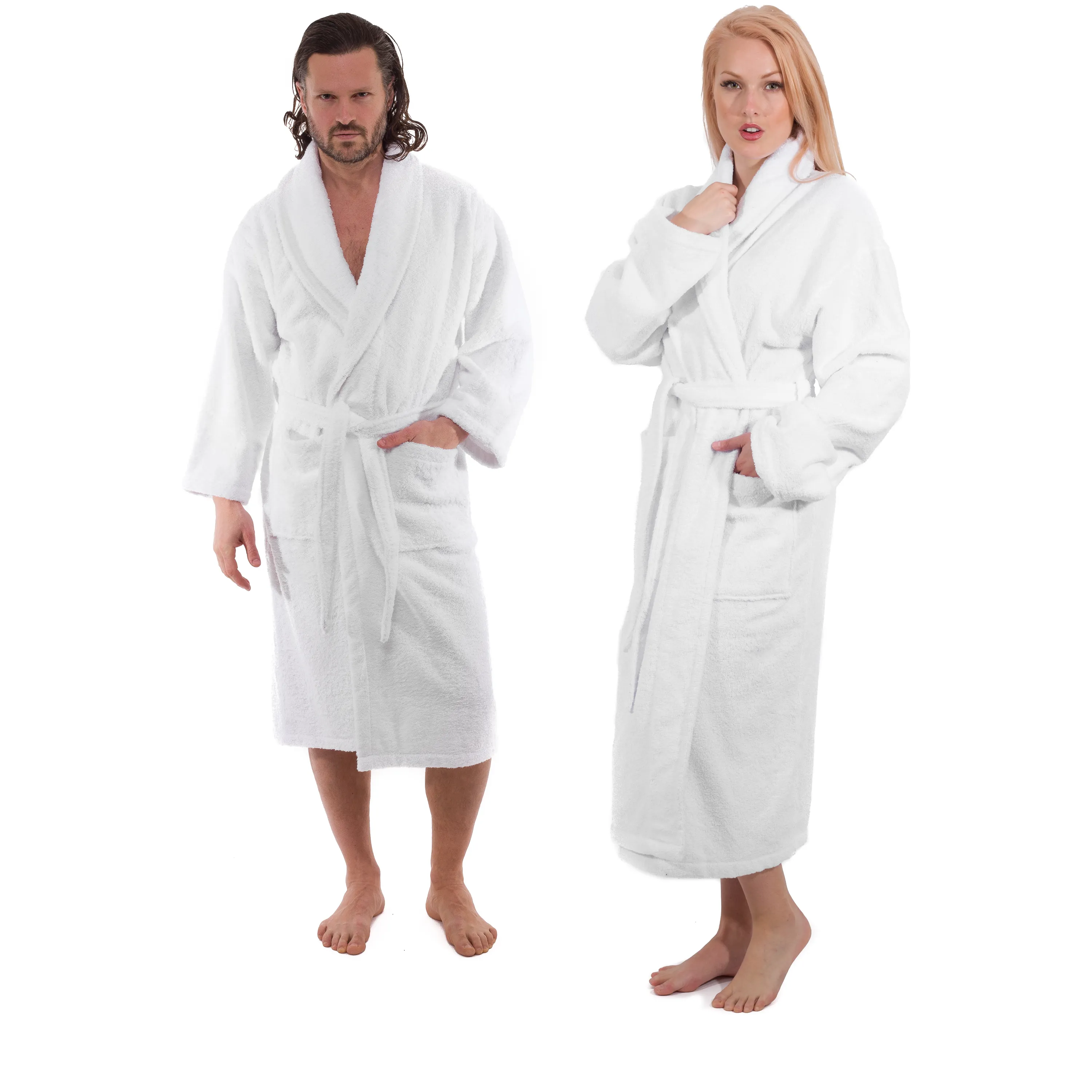 Classic Turkish Combed Cotton Luxurious Soft and Comfy Unisex Bathrobes by Classic Turkish Towels