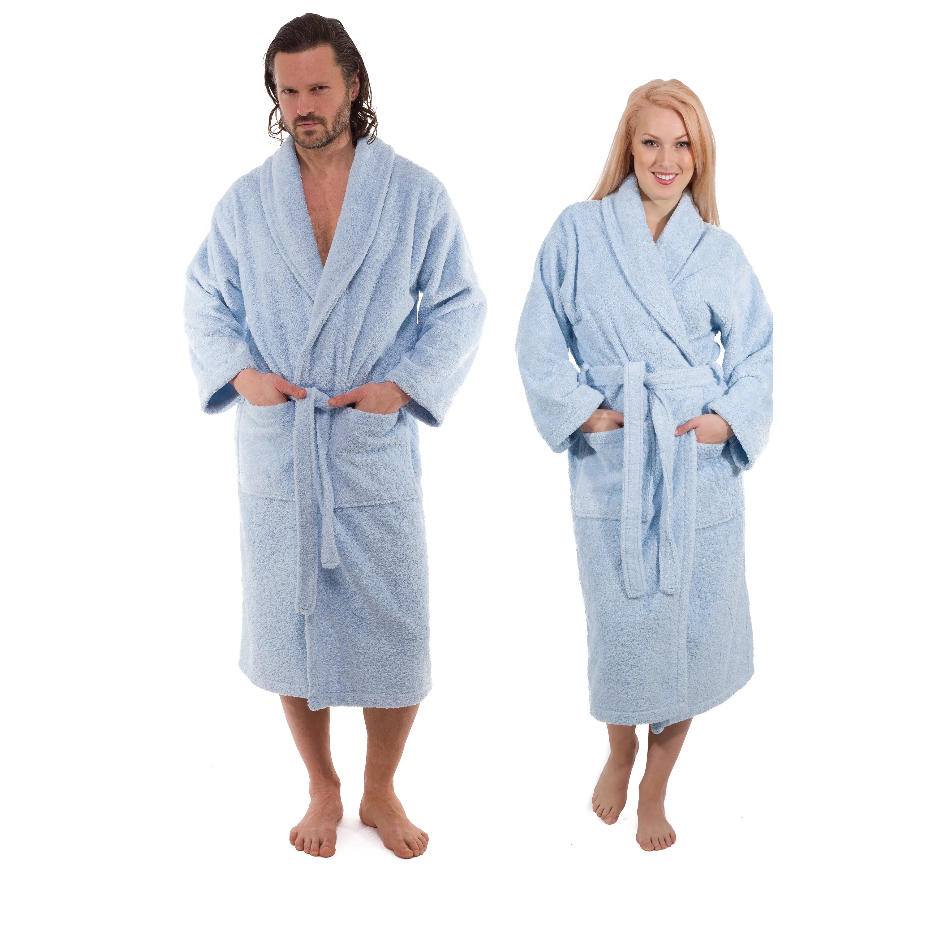 Classic Turkish Combed Cotton Luxurious Soft and Comfy Unisex Bathrobes by Classic Turkish Towels
