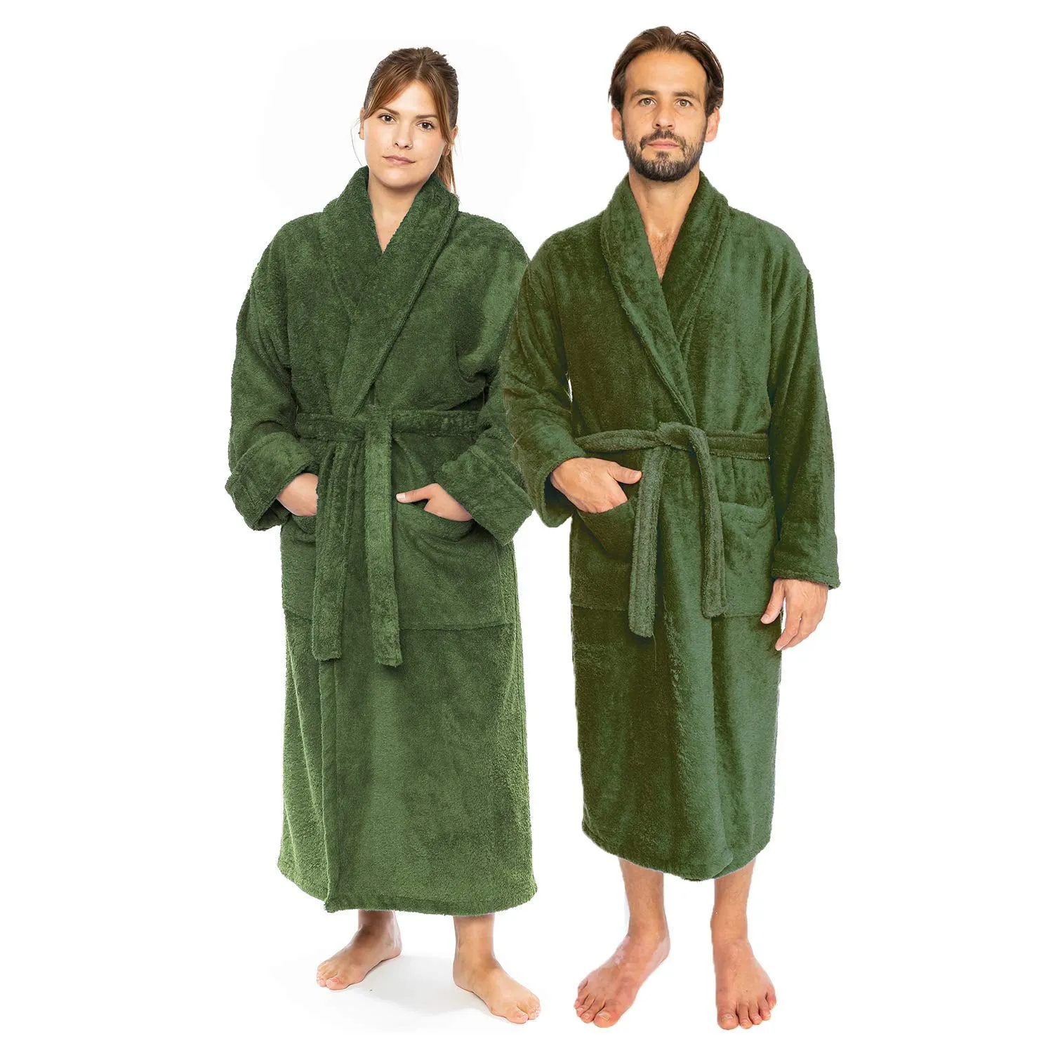 Classic Turkish Combed Cotton Luxurious Soft and Comfy Unisex Bathrobes by Classic Turkish Towels