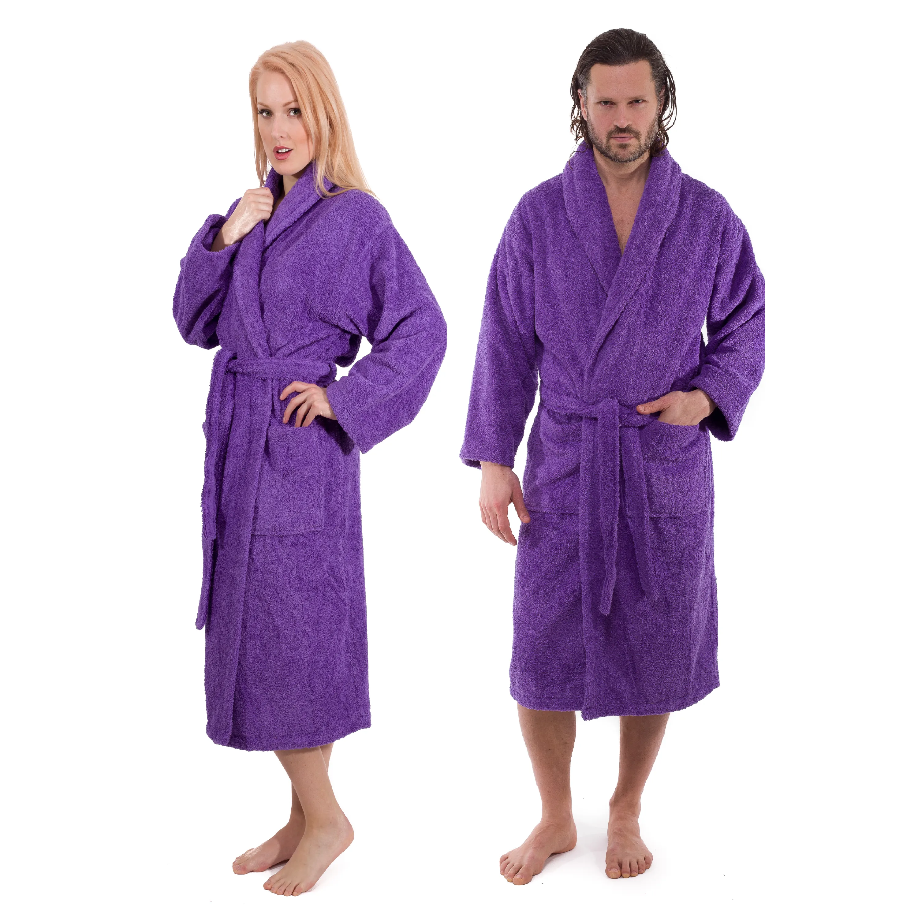Classic Turkish Combed Cotton Luxurious Soft and Comfy Unisex Bathrobes by Classic Turkish Towels