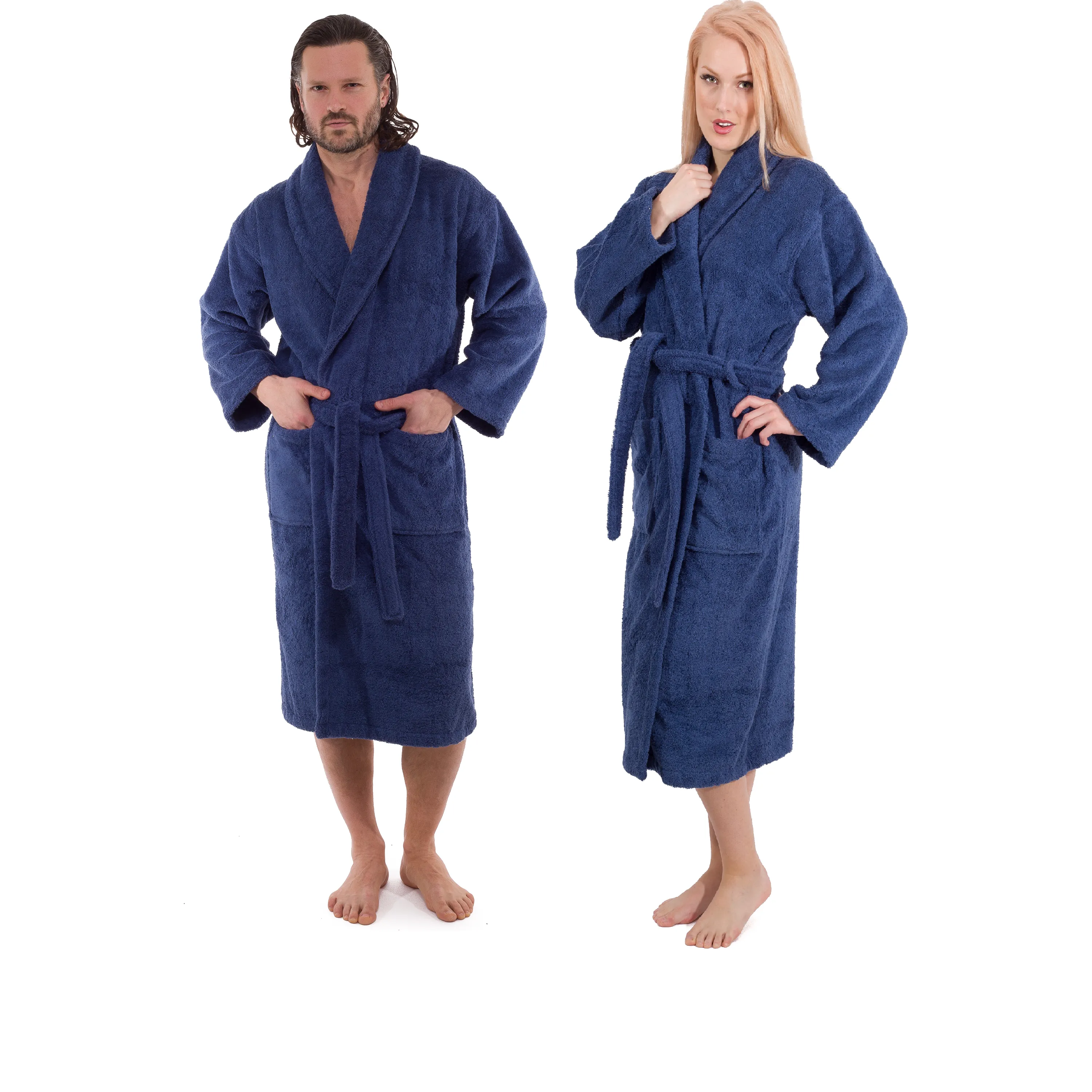 Classic Turkish Combed Cotton Luxurious Soft and Comfy Unisex Bathrobes by Classic Turkish Towels