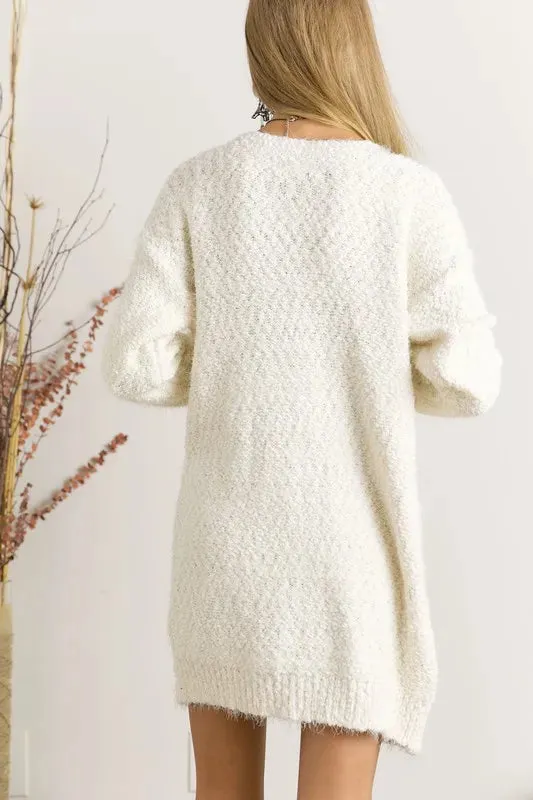 Comfy Fuzzy Sweater Cardigan