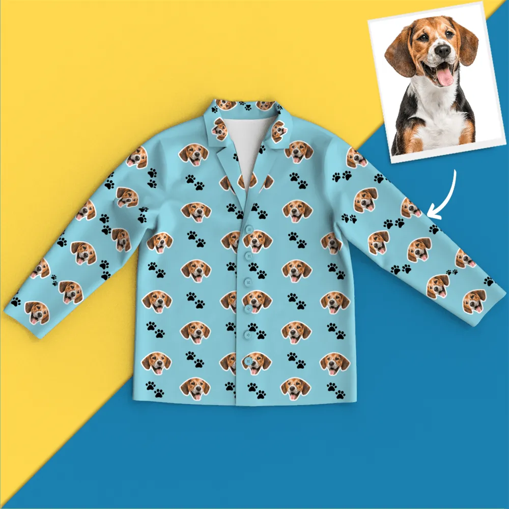 Custom Face Pajamas  - Pet Footprint