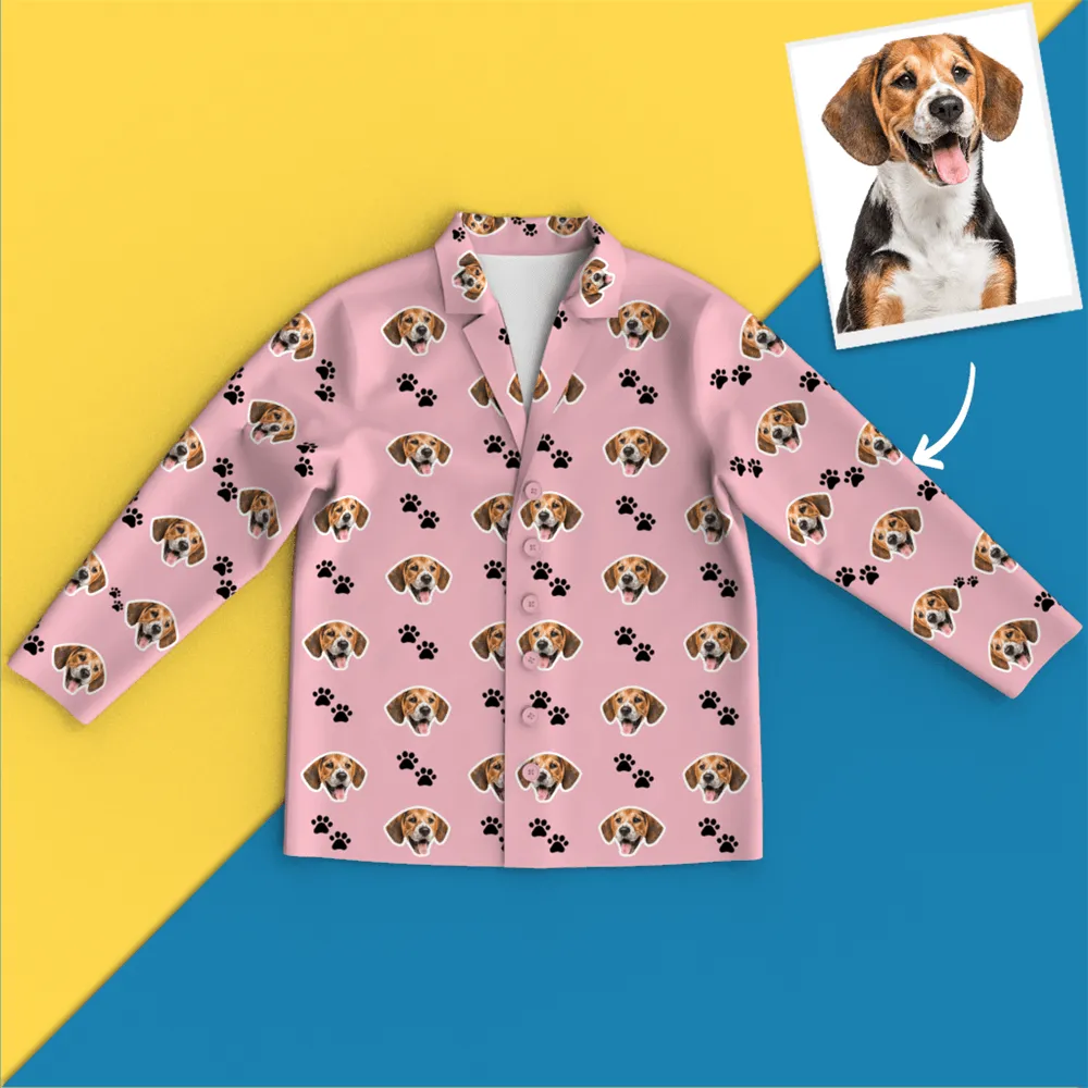 Custom Face Pajamas  - Pet Footprint