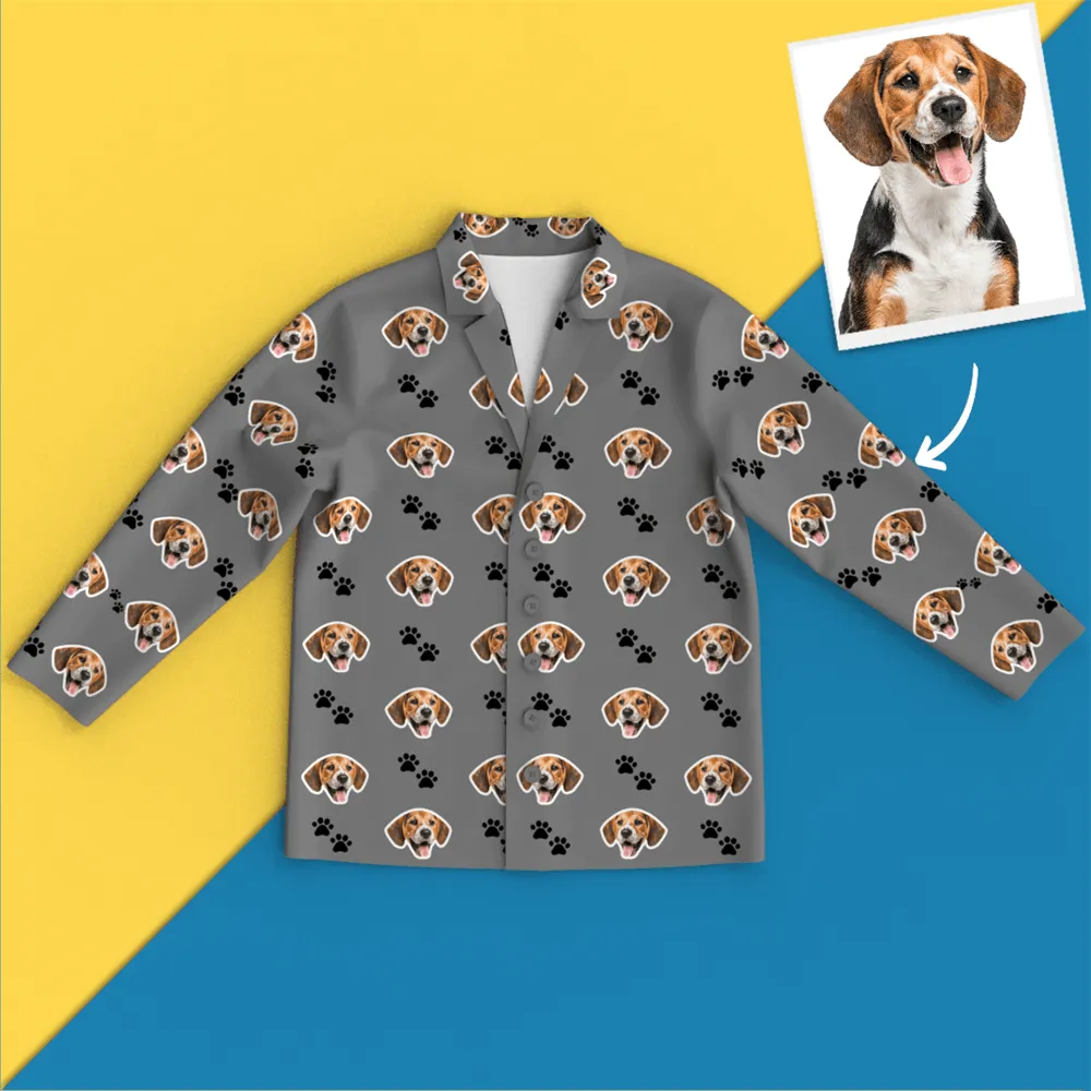 Custom Face Pajamas  - Pet Footprint