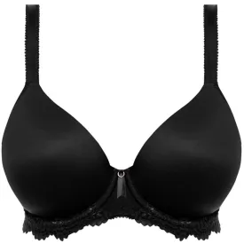 Expression Moulded Plunge Bra Black - Freya