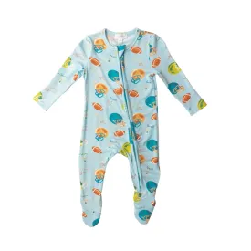 Football Zip Up Pajama