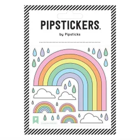 Fuzzy Rainbows Stickers by Pipsticks