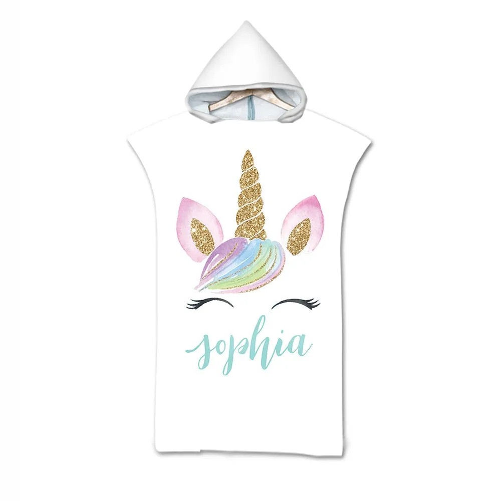 Hot Sale Beach Towel Wear-resistant Hooded Towel Adult Cloak Printing Microfiber Swimming Bath Towel Bathrobe Beach Wear