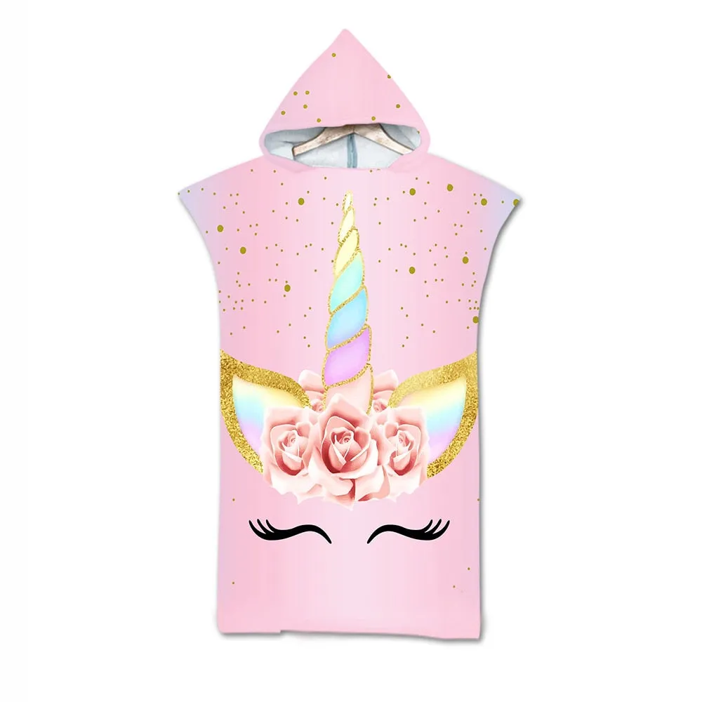 Hot Sale Beach Towel Wear-resistant Hooded Towel Adult Cloak Printing Microfiber Swimming Bath Towel Bathrobe Beach Wear