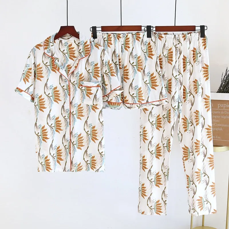 Kimmy 3 Piece Summer Sleepwear Set