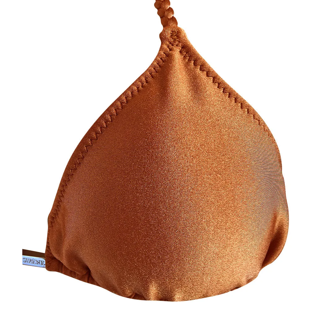 La Sirene Lila I Triangle Bikini - Copper / Rust / Orange