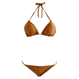 La Sirene Lila I Triangle Bikini - Copper / Rust / Orange