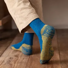 Men's Fancy Abstract Pattern Warm Crew Socks