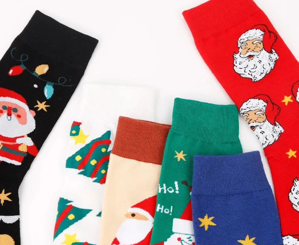 ROYALUCK Christmas Socks Funny Cotton Socks Long Socks Winter Thermal Sock