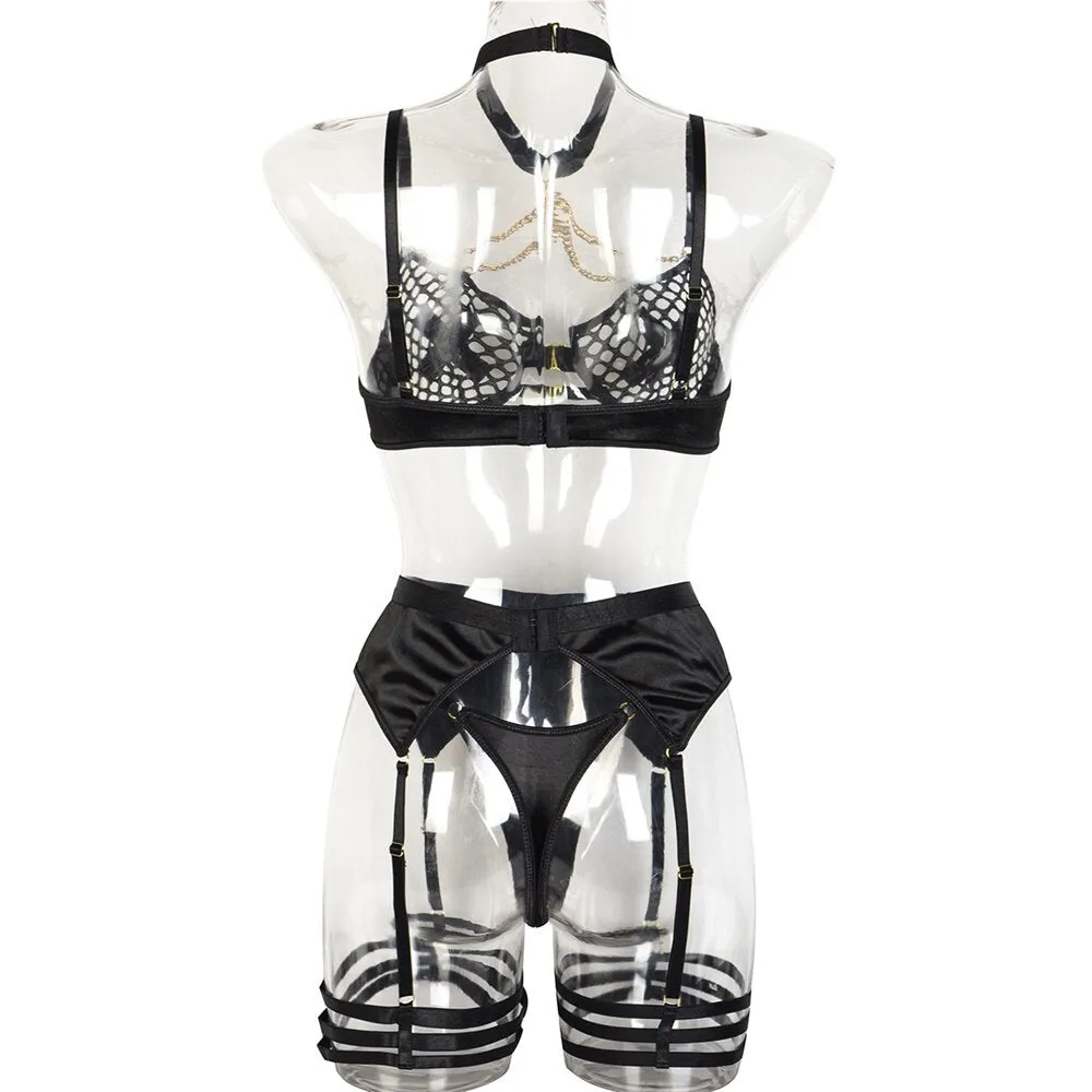 Satin Chained Goddess Set