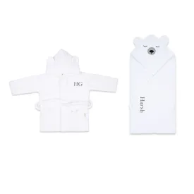 Splash & Snuggle Gift Set - White