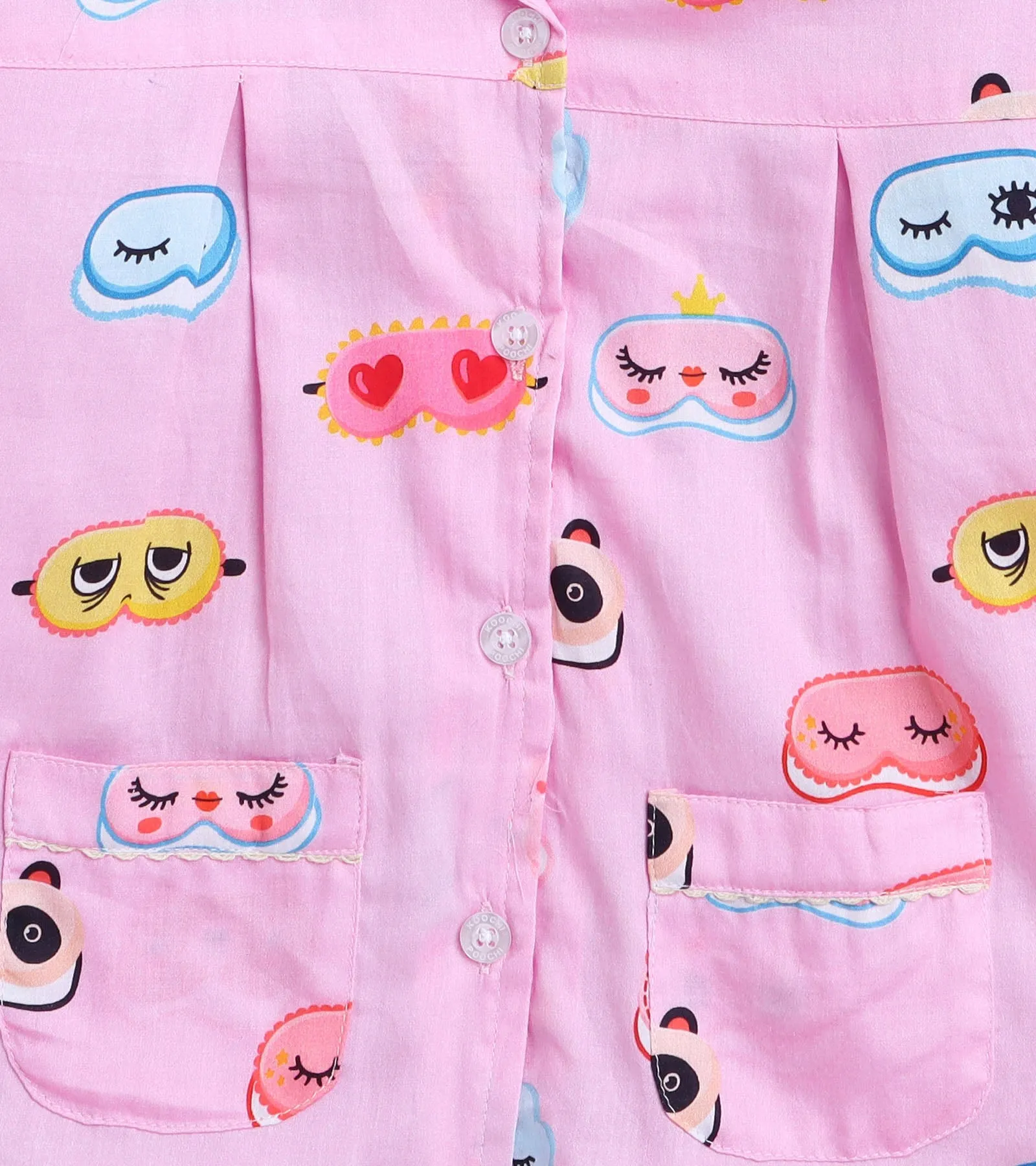 Sweet Dream Printed Girls Night Suit Set
