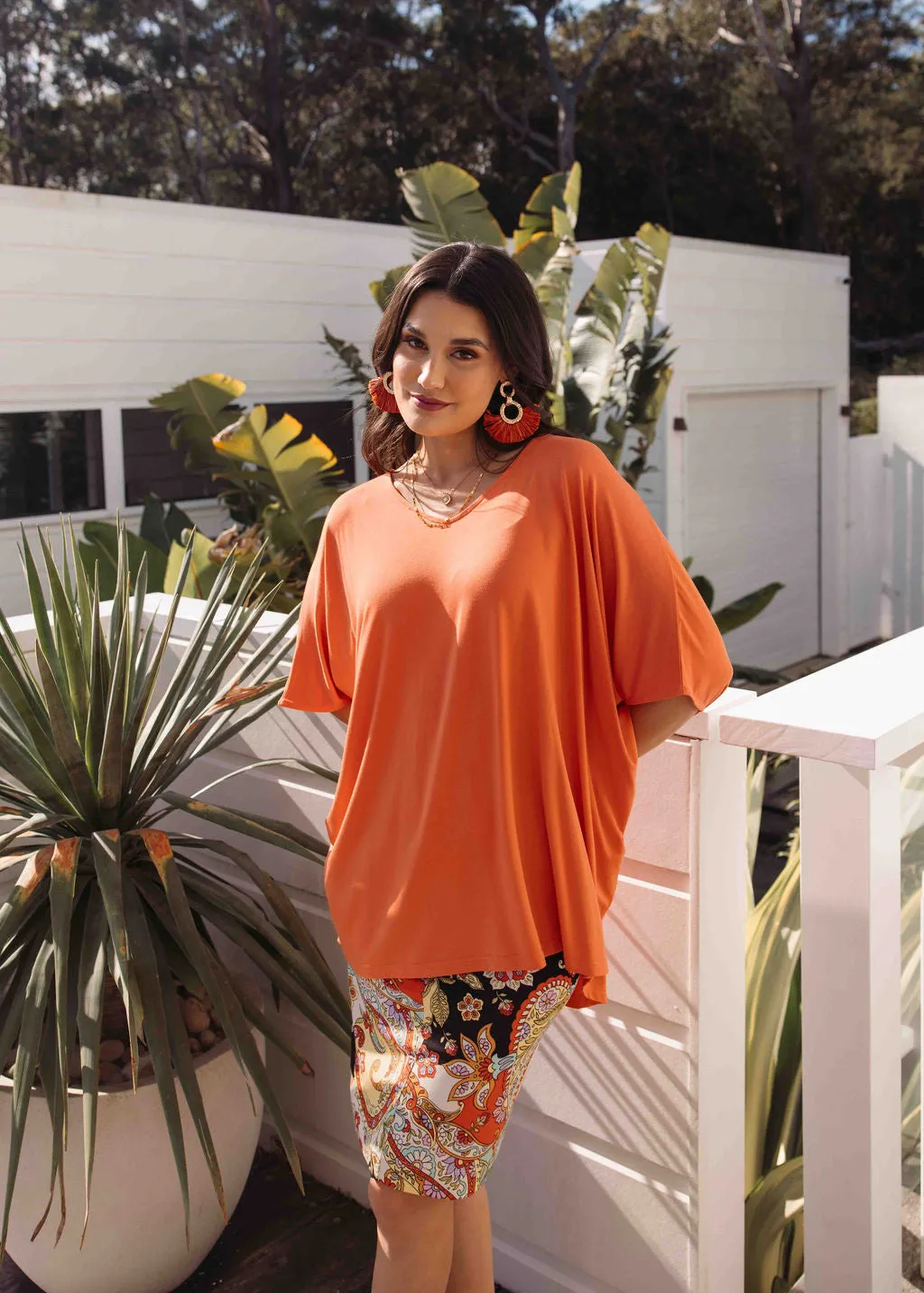 Tavera Oversized Bamboo Top