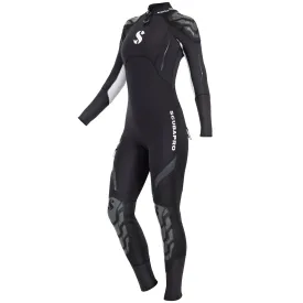 Used ScubaPro 3/2mm Women's Everflex Steamer-Black/White-3X-Large