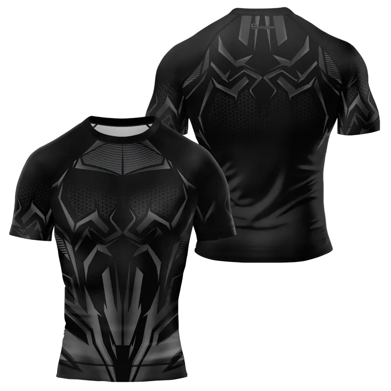 Venomous Stealth Men's Short Sleeve Rash Guard