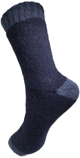 VERA TUCCI BLUE CONTRAST MEN'S THERMAL WINTER SOCKS RMD2305-10-3 NEW FOR AW23!