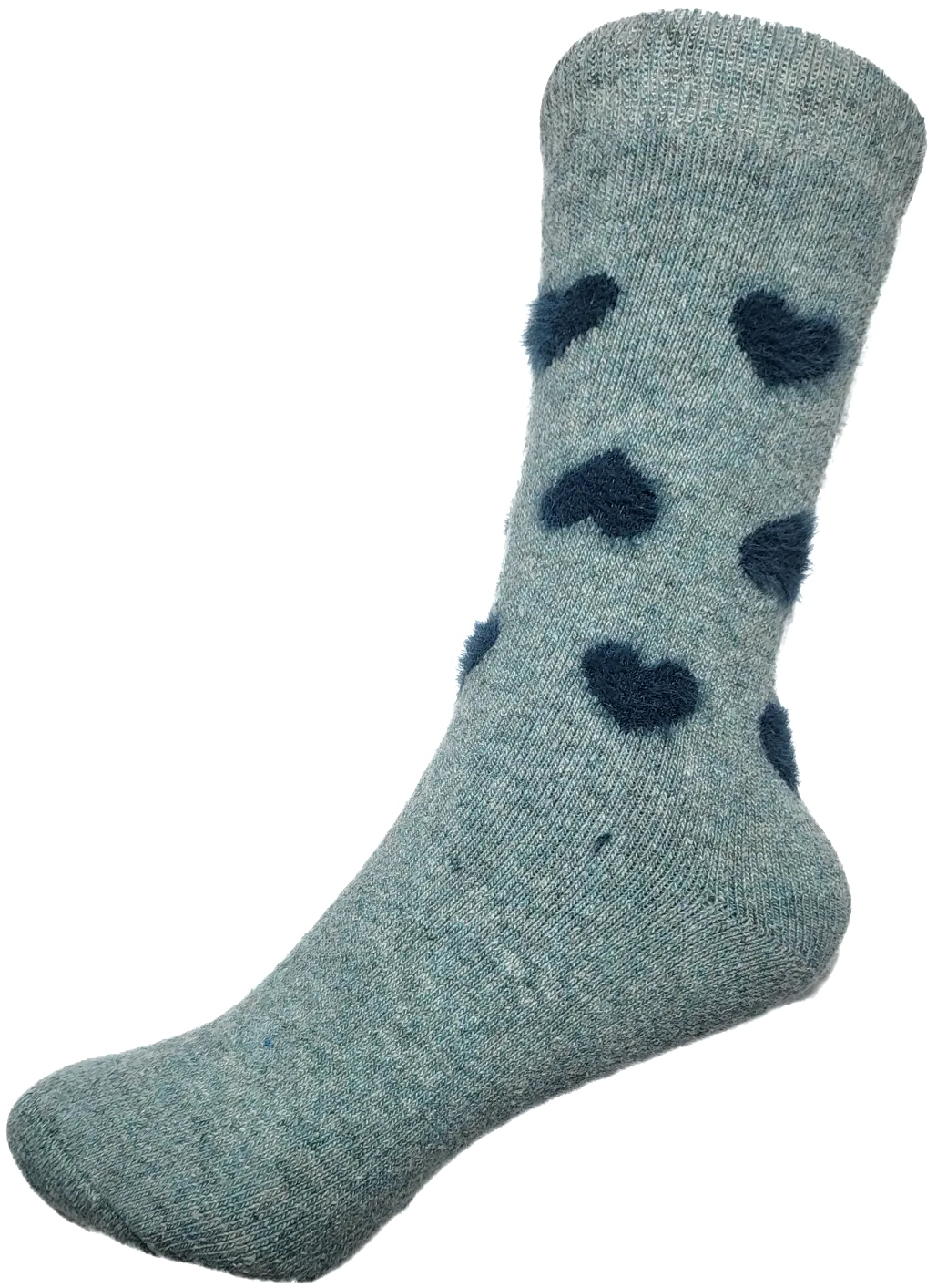 VERA TUCCI HEARTS DESIGN WOMEN'S THERMAL  WINTER SOCKS RMD2305-06-4 NEW FOR AW23!