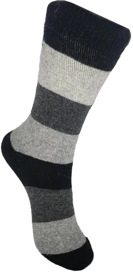 VERA TUCCI STRIPE PATTERN WOMEN'S THERMAL WINTER SOCKS RMD2305-88-04 NEW FOR AW23!