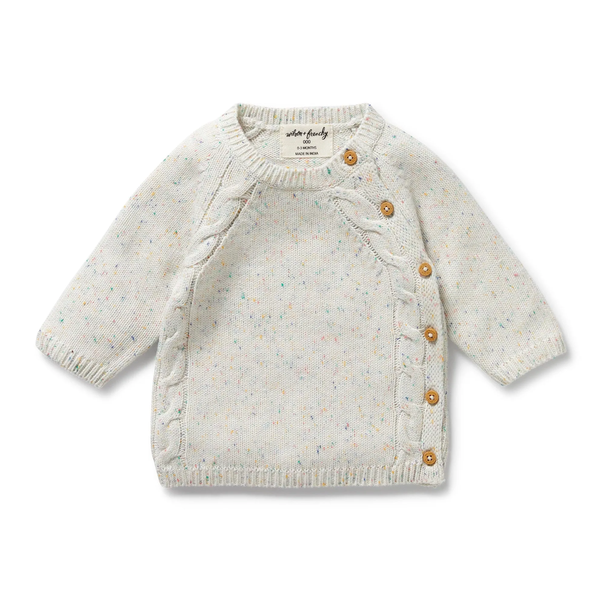 Wilson & Frenchy - Hundreds and Thousands Organic Knitted Kimono Cardigan