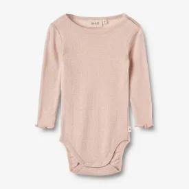 Wool Silk Body L/S Liea - pale lilac