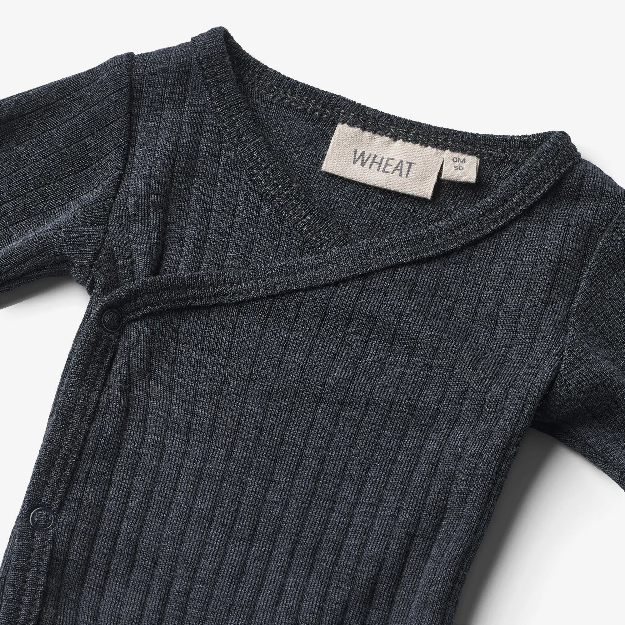 Wool Silk Body L/S Willow - navy