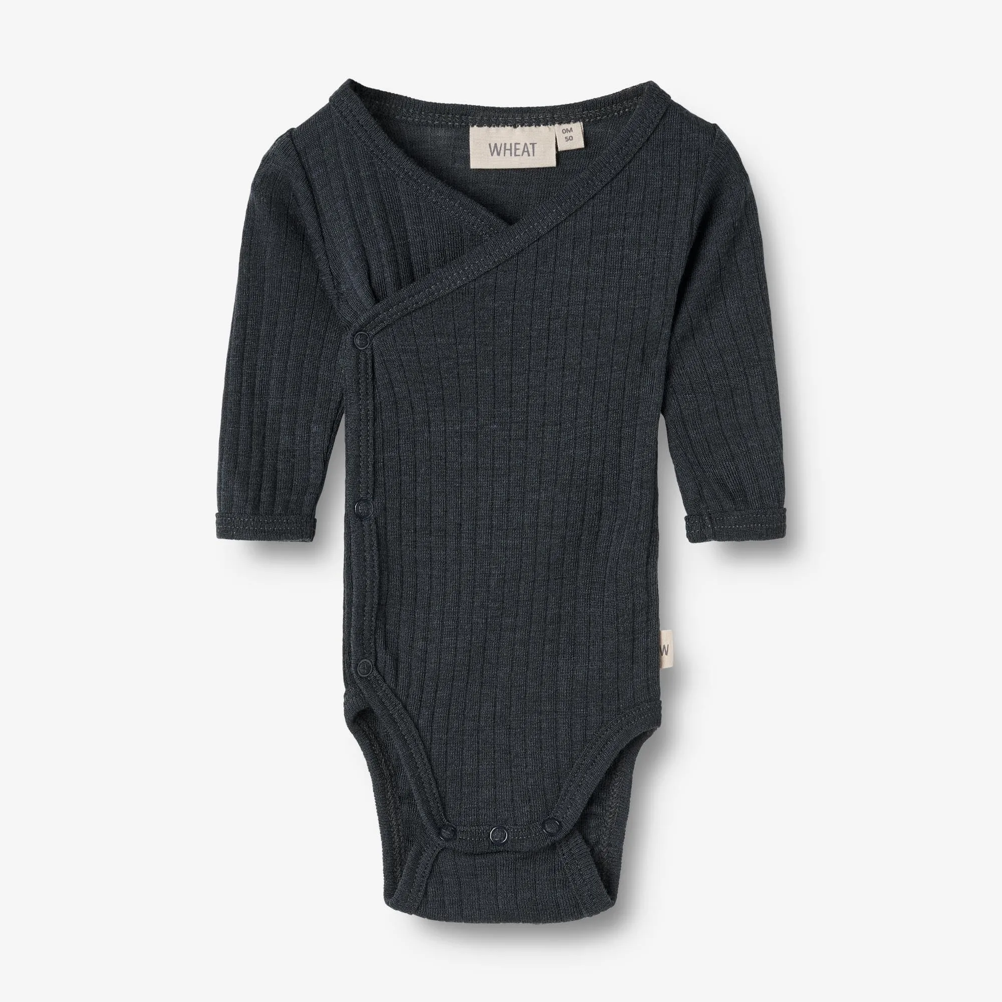 Wool Silk Body L/S Willow - navy