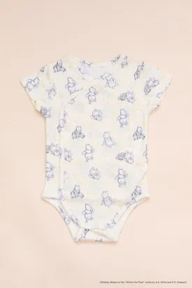 Wrap Onesie - Yellow Hunny Pooh